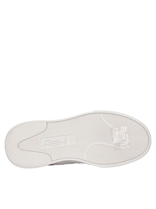 Sneakers modello FRESBEE in pelle ASH | FRESBEE CHROME FREE NUBUCK-MET FREE NAP.BIANCO-VIOLA